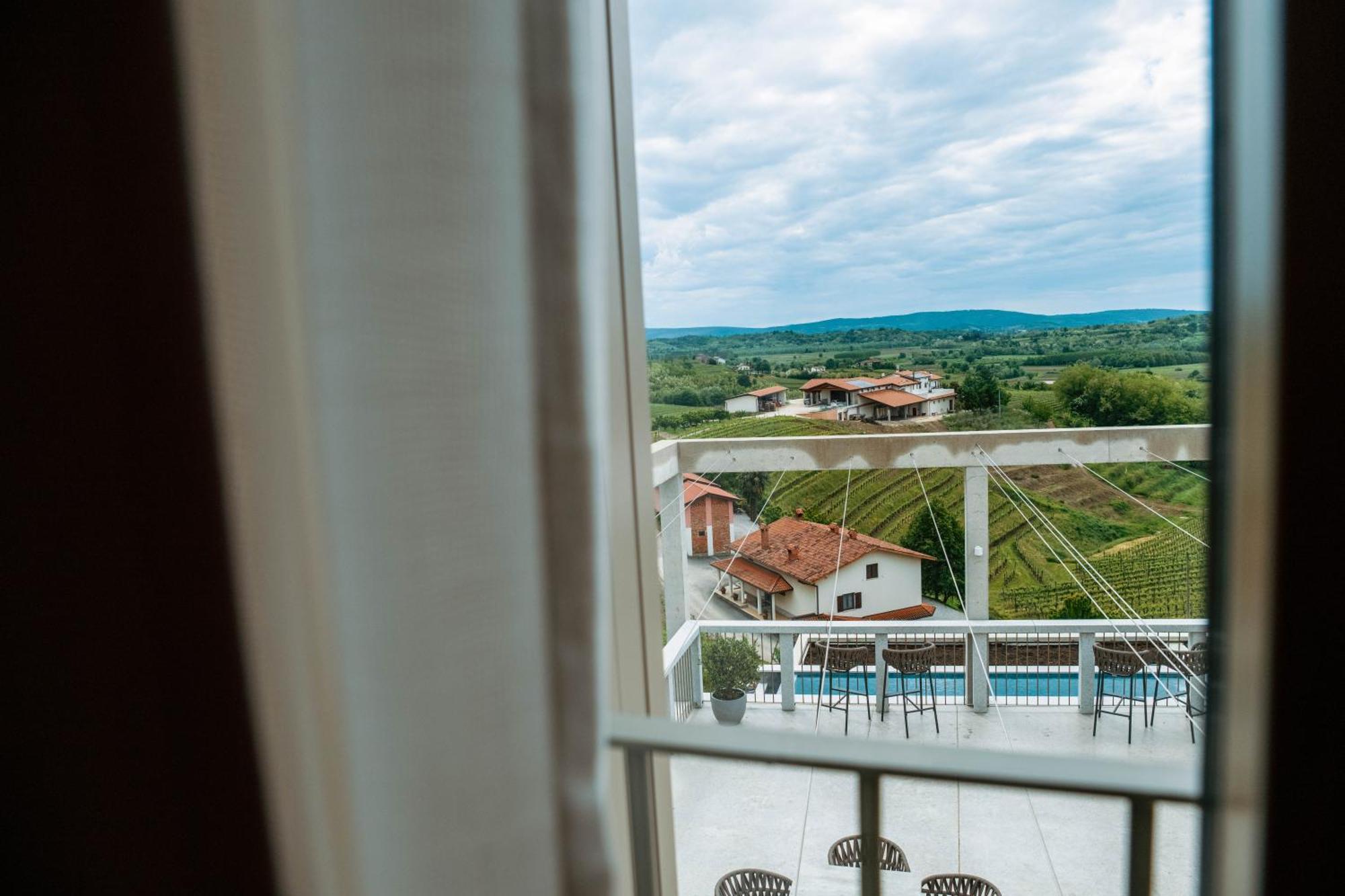 Posestvo Scurek Wine Bed and Breakfast Dobrovo Eksteriør billede